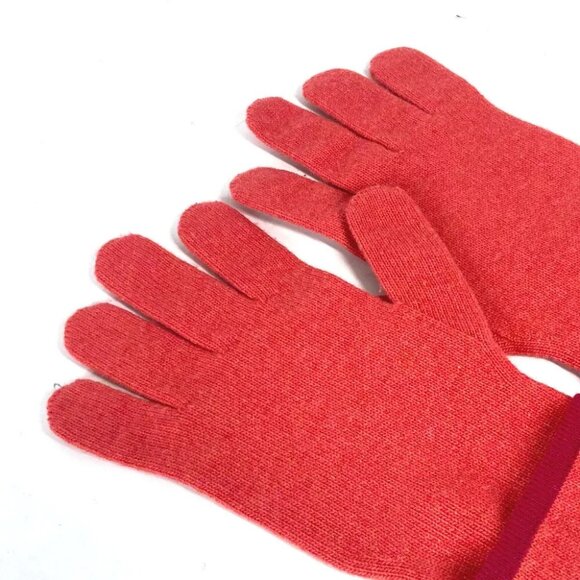 LOUIS VUITTON M70838 Gon Pop Monogram Gloves Wool / Cashmere pink/Red - Picture 7 of 10